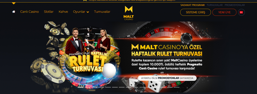 Malt Casino, oyuncularını ödüllendirmek