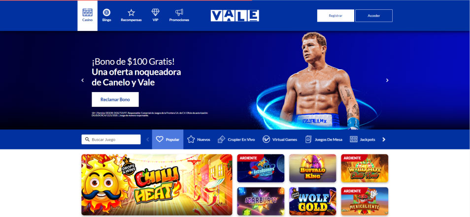 Casino Vale, oyuncuların soruların